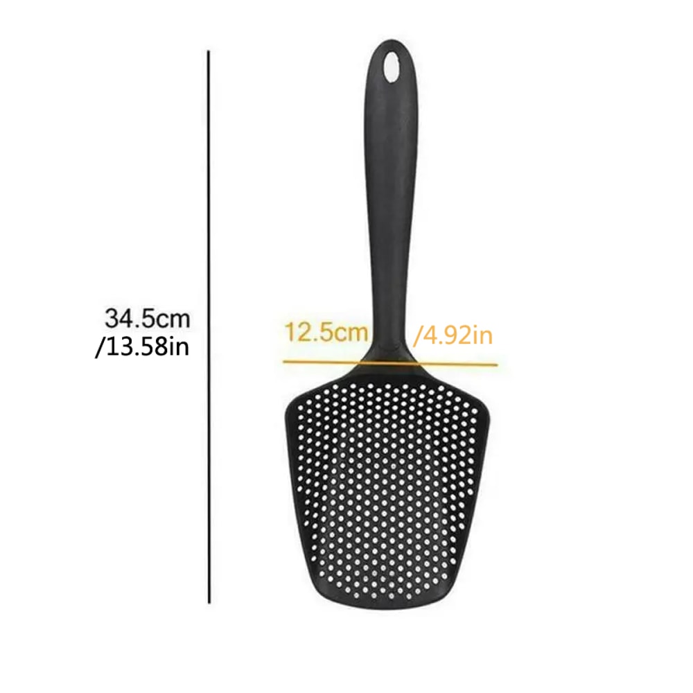 Plastic Strainer Scoop Colander Multifunctional Kitchen Spoon For Draining Vegetables Pasta More 6