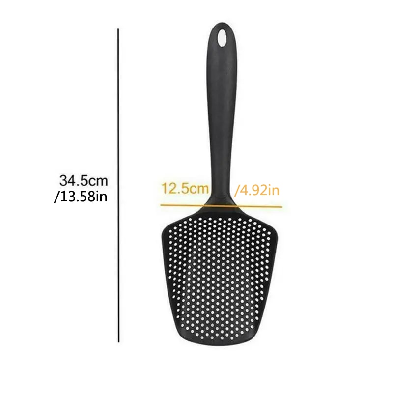 Plastic Strainer Scoop Colander Multifunctional Kitchen Spoon For Draining Vegetables Pasta More 6