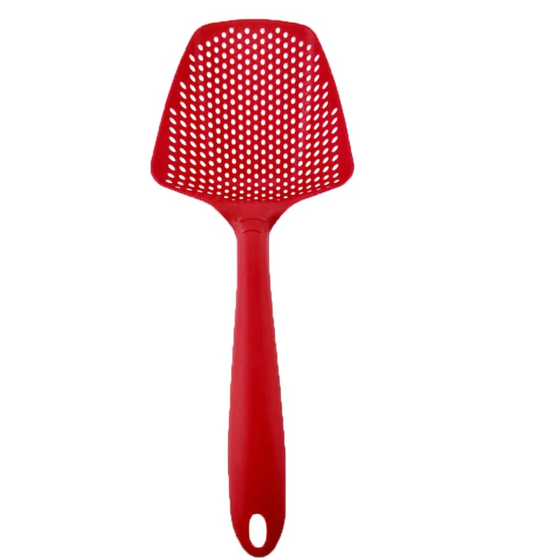 Plastic Strainer Scoop Colander Multifunctional Kitchen Spoon For Draining Vegetables Pasta More 4