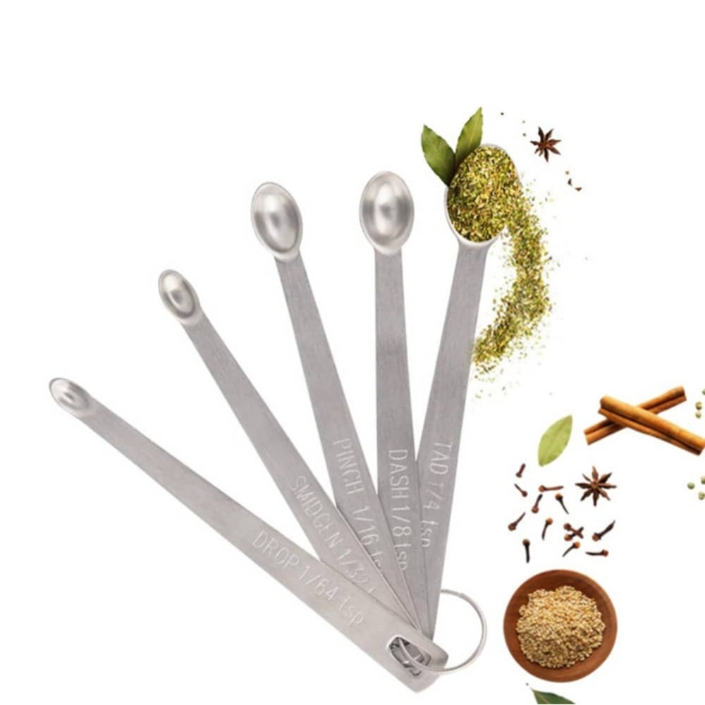 Mini Stainless Steel Measuring Spoon Set For Baking And Cooking Versatile Spoon Set For Tea Coffee 2
