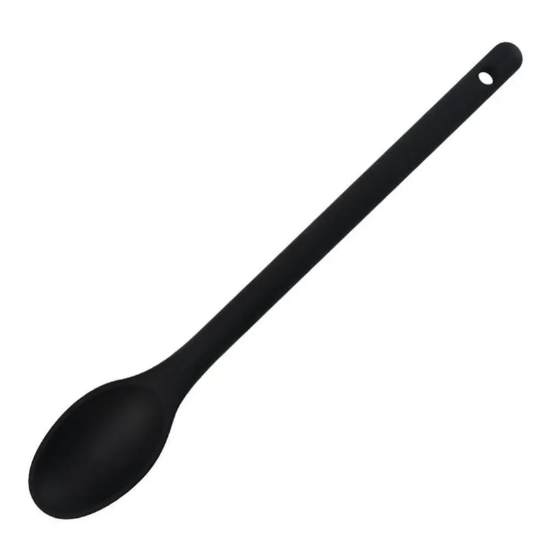 Silicone Mixing Spoon For Cooking Stirring And Baking Nonstick Kitchen Tool 3
