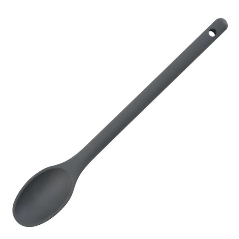 Silicone Mixing Spoon For Cooking Stirring And Baking Nonstick Kitchen Tool 4