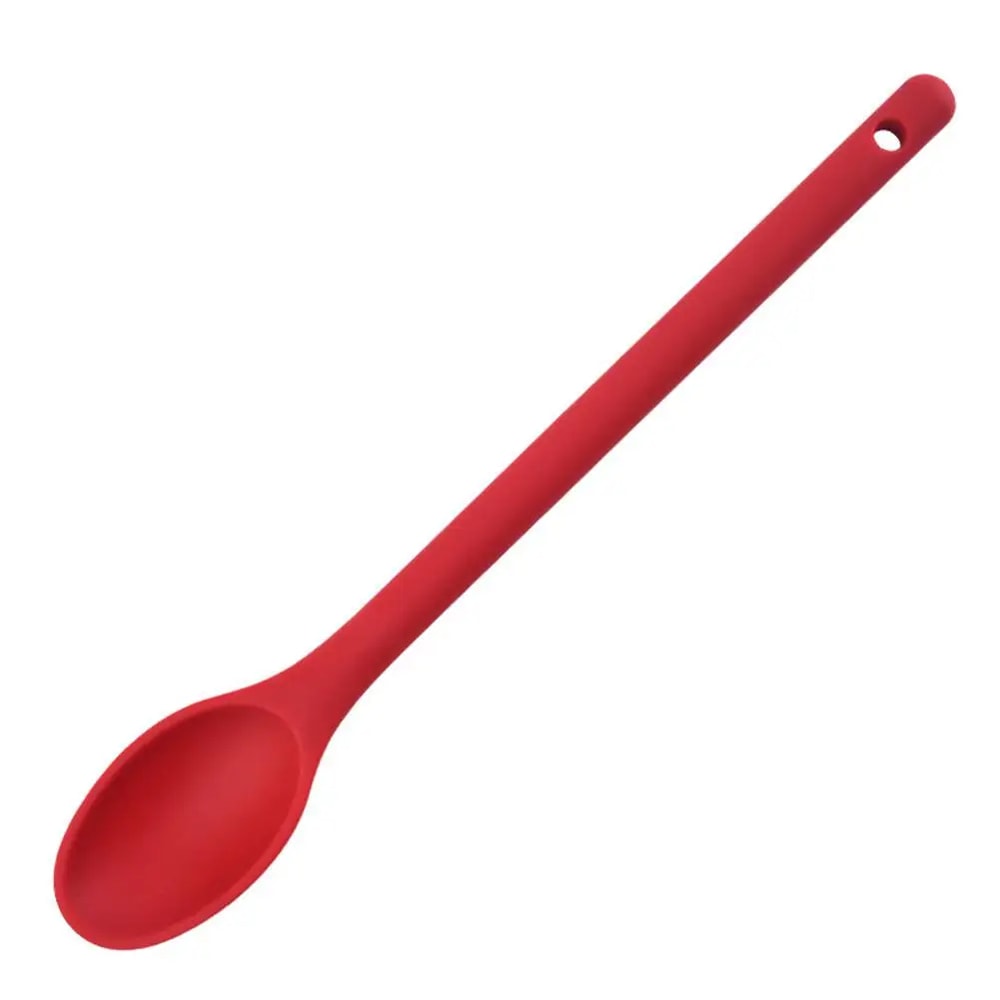 Silicone Mixing Spoon For Cooking Stirring And Baking Nonstick Kitchen Tool 5