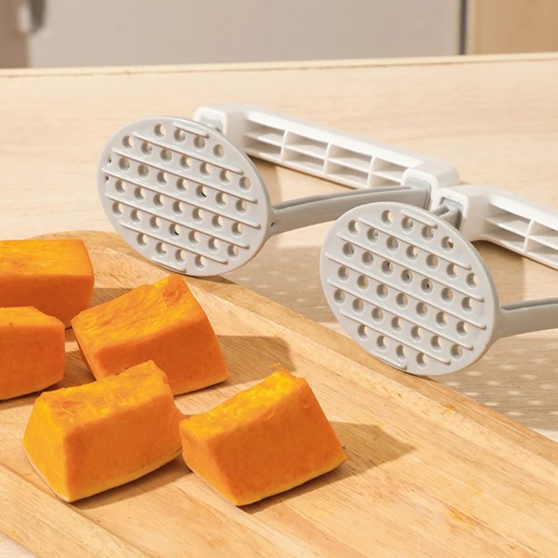 Manual Potato Masher With NonSlip Handle Durable Kitchen Vegetable Fruit Ricer 3