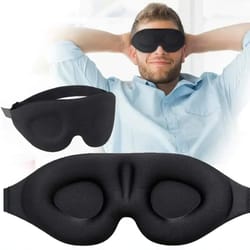 adjustable soft padded sleep mask – block out light for ultimate comfort