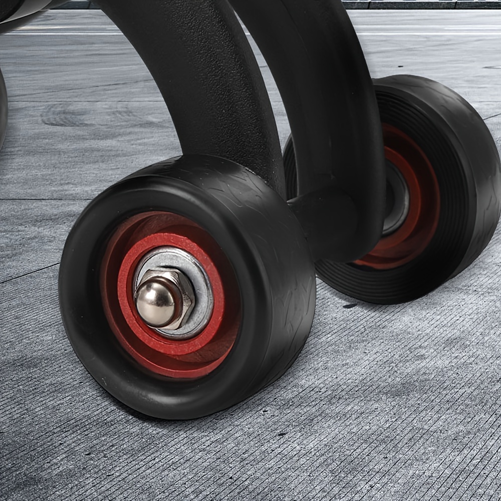 Abdominal Exercise Wheel Four Wheels For Stability Home Gym Fitness Equipment Core Strengthening 4