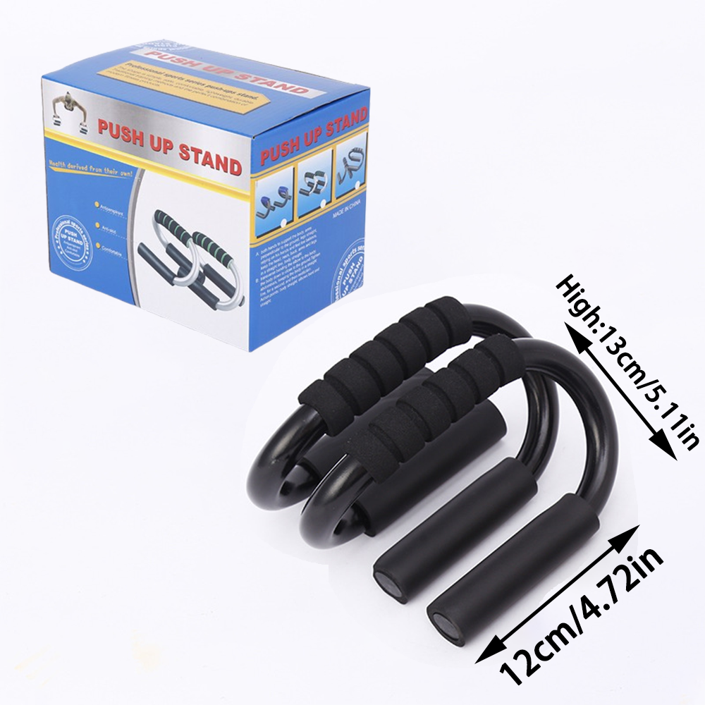 Push Up Stand Bars For Home Fitness AntiSkid Foam Handles Steel Frame For Pectoral Muscle Trainin 6