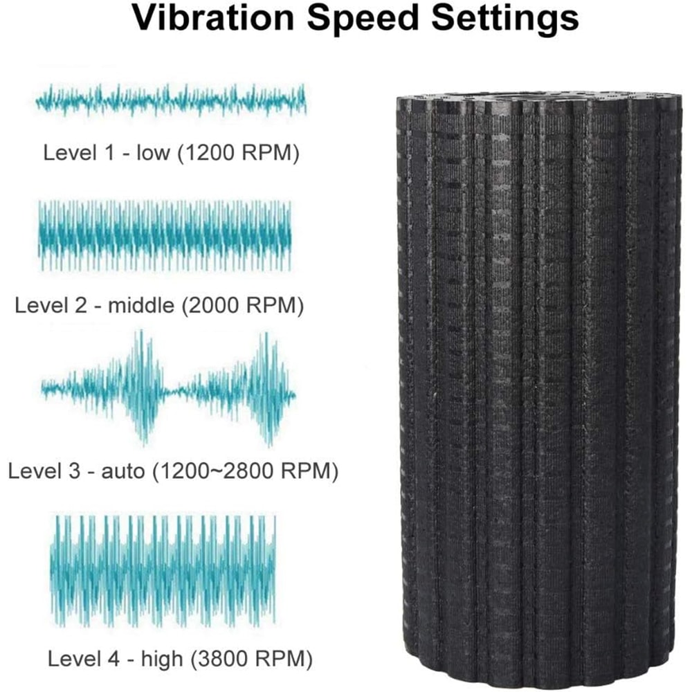 Electric Speed Vibration Massage Foam Roller For Muscle Relaxation Fitness 3