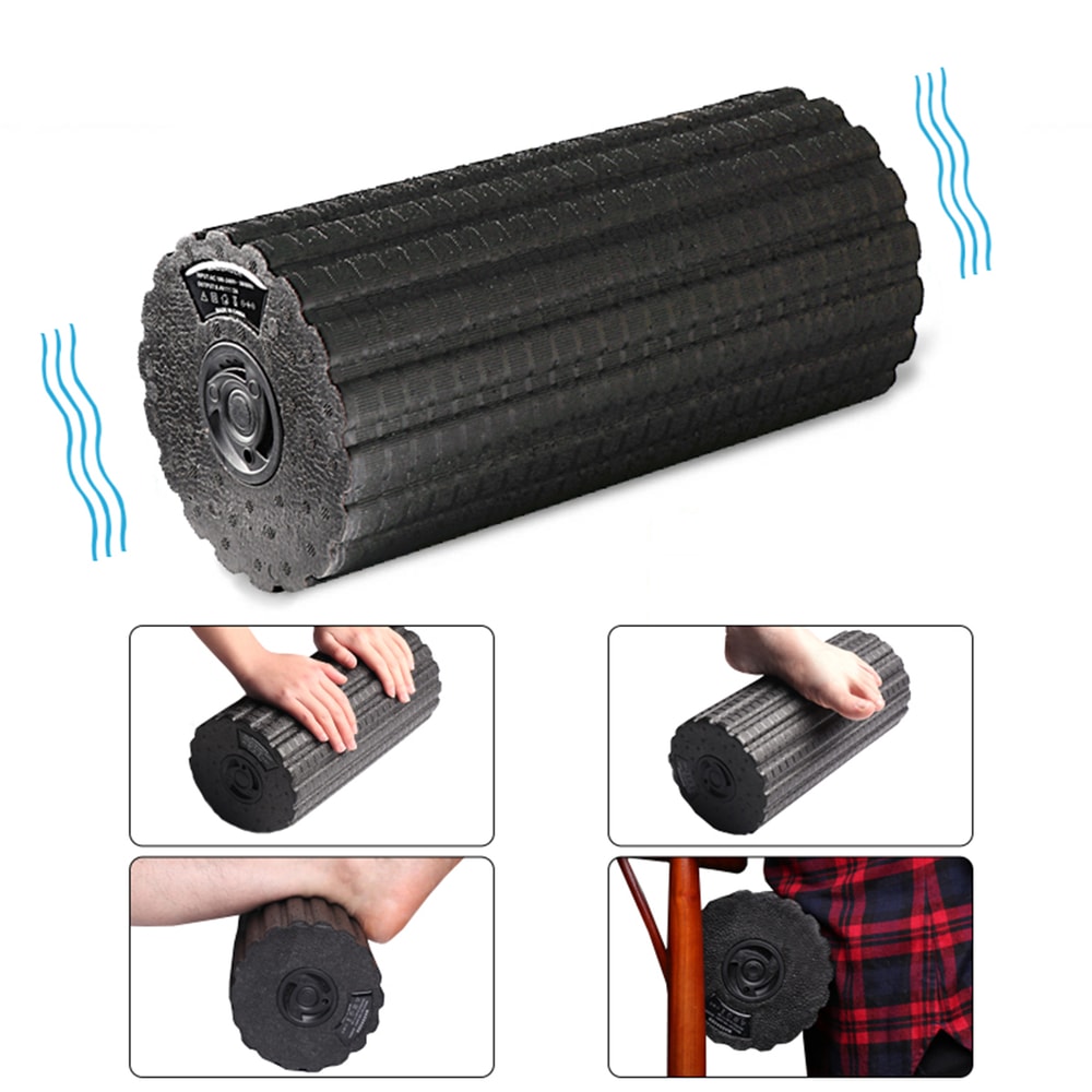 Electric Speed Vibration Massage Foam Roller For Muscle Relaxation Fitness 5