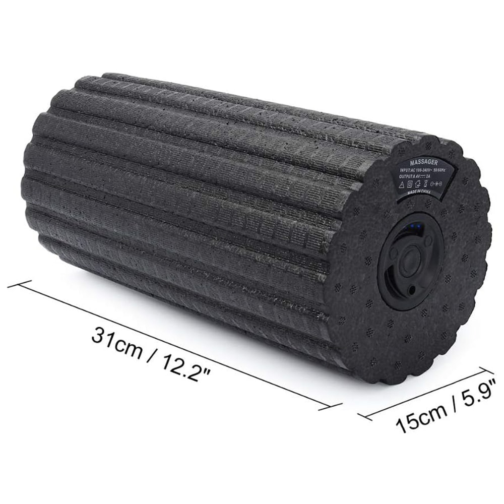 Electric Speed Vibration Massage Foam Roller For Muscle Relaxation Fitness 4