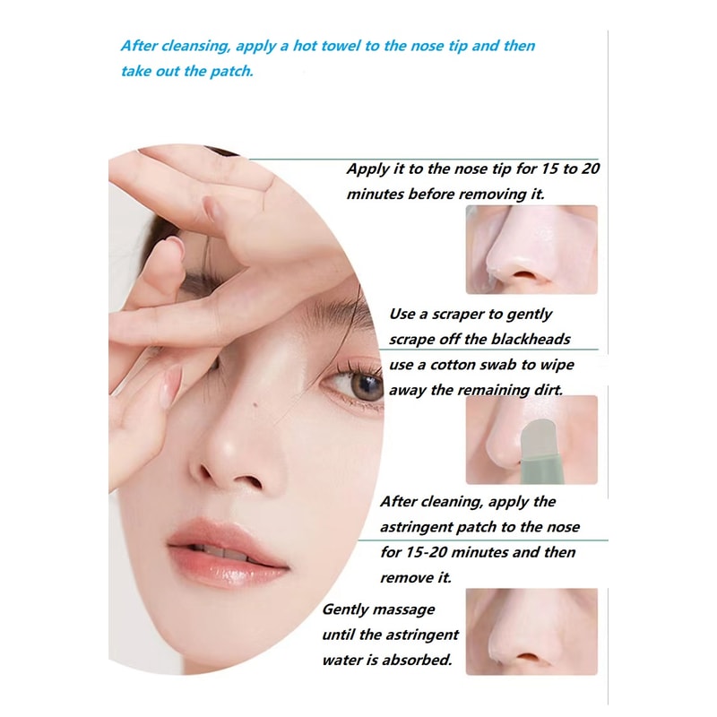 Deep Cleansing Blackhead Whitehead Removal Tool Skin Pore Cleaner For Nose Face 4