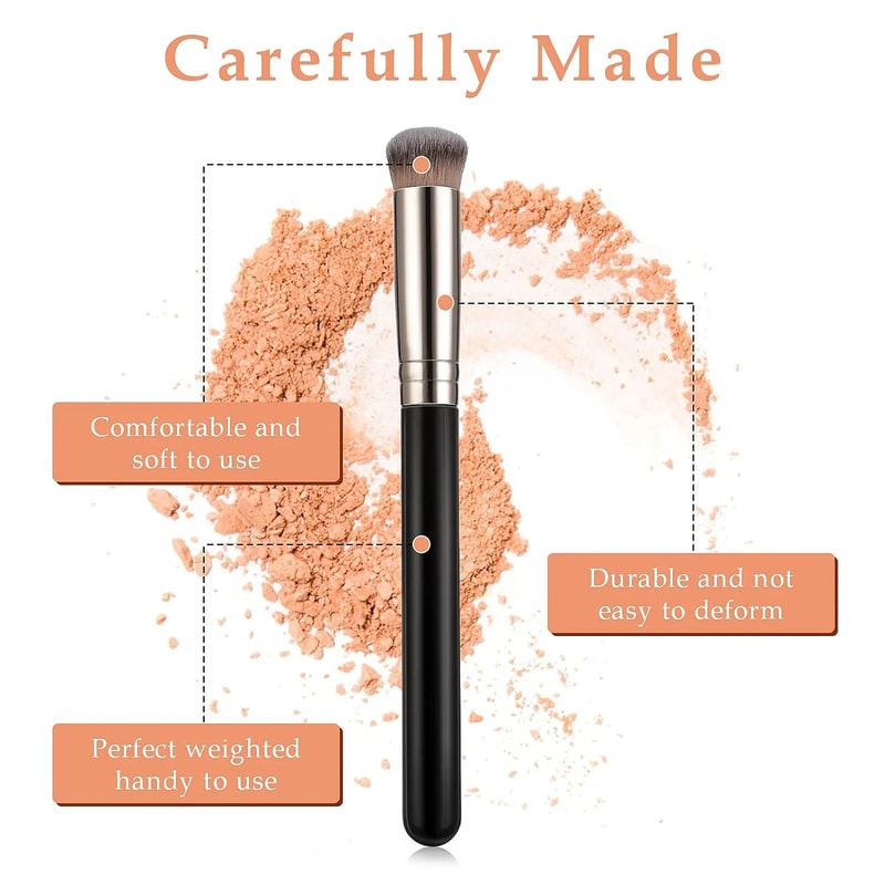 Flawless Foundation Concealer Brush For Blending Premium Dense Makeup Brush For Under Eye Contour 4