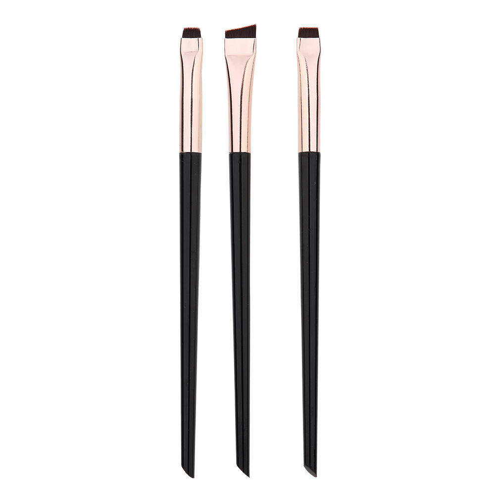 Blade Eyeliner Eyebrow Brush Set Precision Flat Fine Tip Makeup Tool 0
