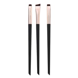 blade eyeliner & eyebrow brush set – precision flat fine tip makeup tool