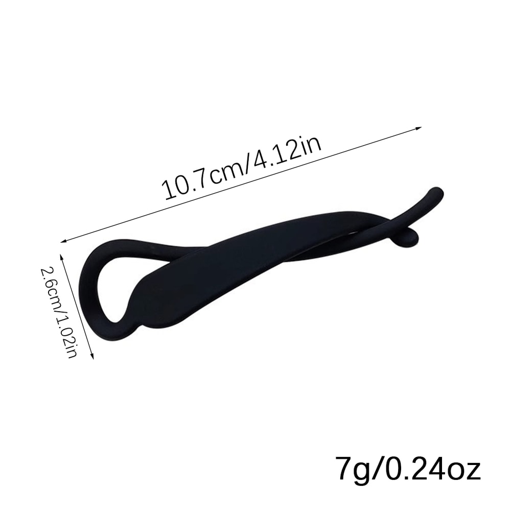 Elegant Vertical Ponytail Hair Clip Simple Fashion Banana Clip For Womens Hair Accessories 4