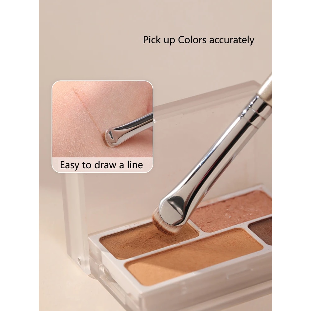 Precision Curved Eyeliner Brush For Sharp And Defined Liner Ideal For Aegyo Sal And Small Eye Make 2