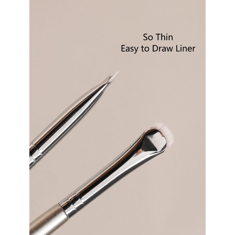 Precision Curved Eyeliner Brush For Sharp And Defined Liner Ideal For Aegyo Sal And Small Eye Make 4