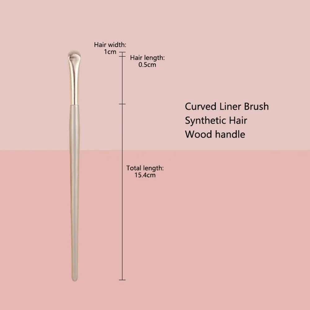 Precision Curved Eyeliner Brush For Sharp And Defined Liner Ideal For Aegyo Sal And Small Eye Make 5