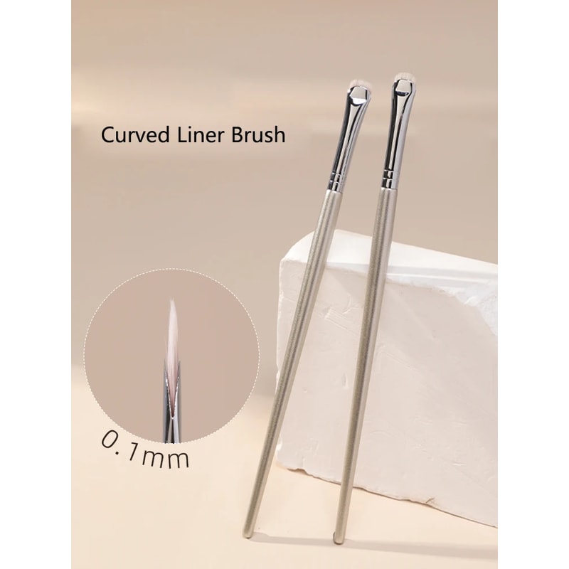 Precision Curved Eyeliner Brush For Sharp And Defined Liner Ideal For Aegyo Sal And Small Eye Make 1
