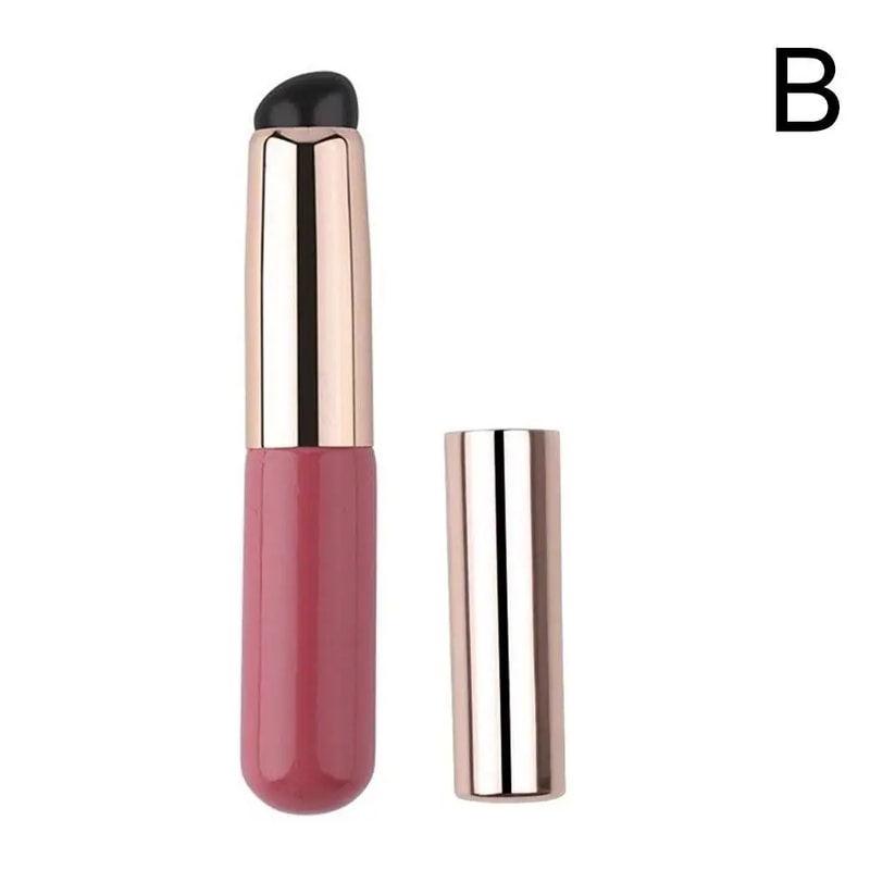 Silicone Lip Brush With Cover Soft Concealer Lipstick Brush For Smooth Flawless Application 7
