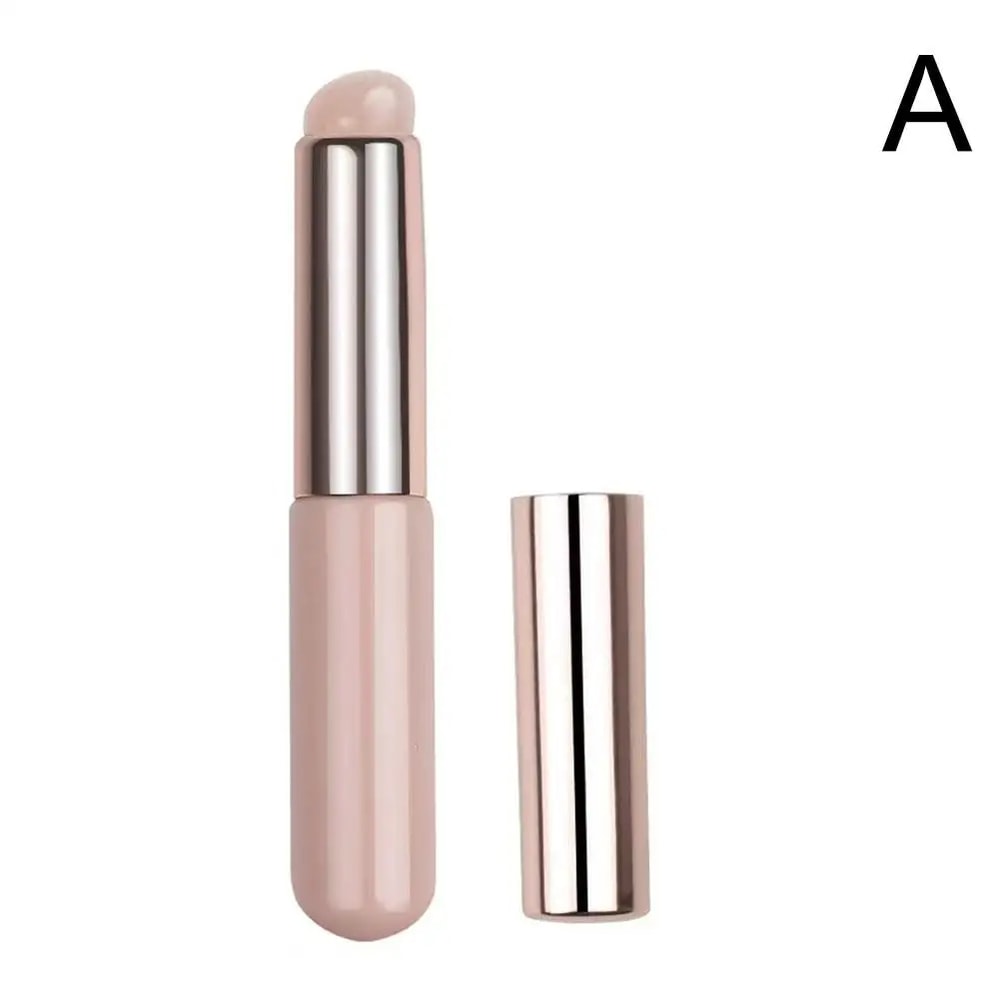 Silicone Lip Brush With Cover Soft Concealer Lipstick Brush For Smooth Flawless Application 6