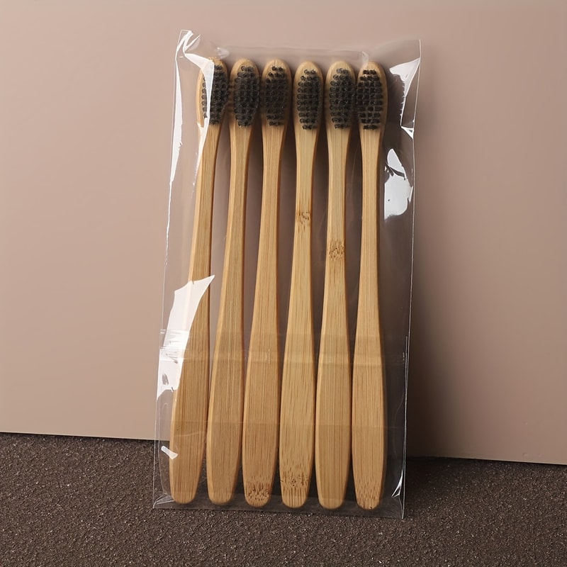 EcoFriendly Bamboo Toothbrush With Soft Bristles For Sensitive Teeth And Gums 1