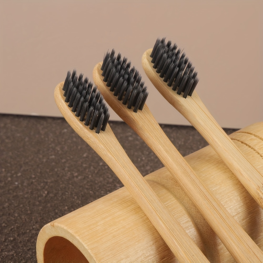 EcoFriendly Bamboo Toothbrush With Soft Bristles For Sensitive Teeth And Gums 3