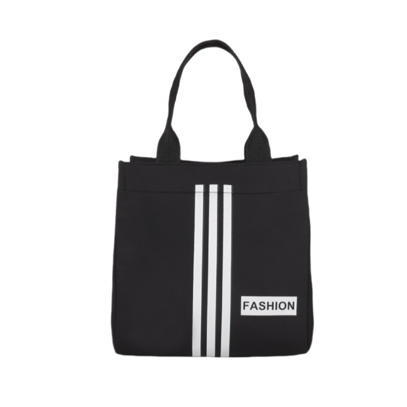 Fashionable ThreeBar Oxford Lunch Box Handbag Portable Bento Bag For OntheGo 3