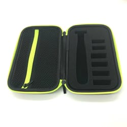 hard case for one blade shaver - compact travel storage bag with mesh pocket & zipper closure
