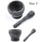 Resin Mortar And Pestle Set For Spices Herbs And Garlic Grinding Durable Kitchen Tool 4
