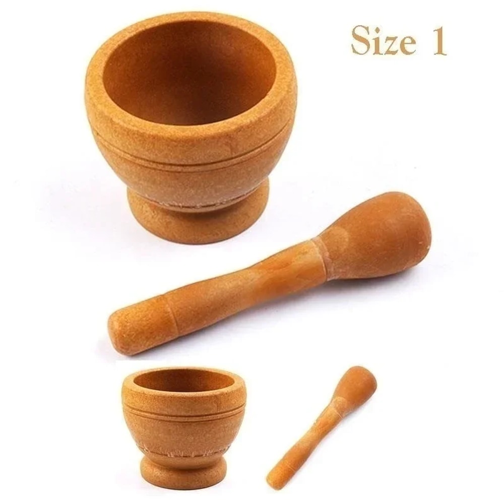 Resin Mortar And Pestle Set For Spices Herbs And Garlic Grinding Durable Kitchen Tool 5