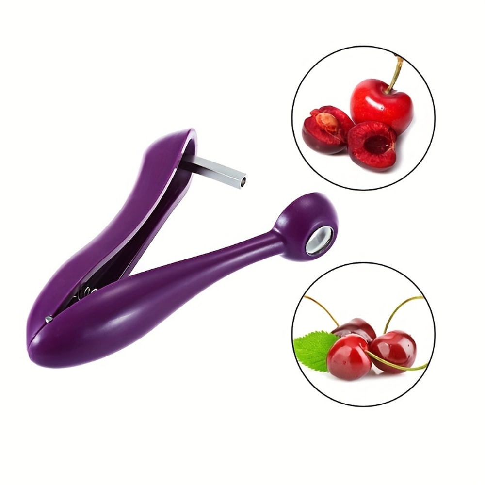 Portable Cherry Fruit Pitter Remover Easy And Efficient Cherry Pitter Tool 1
