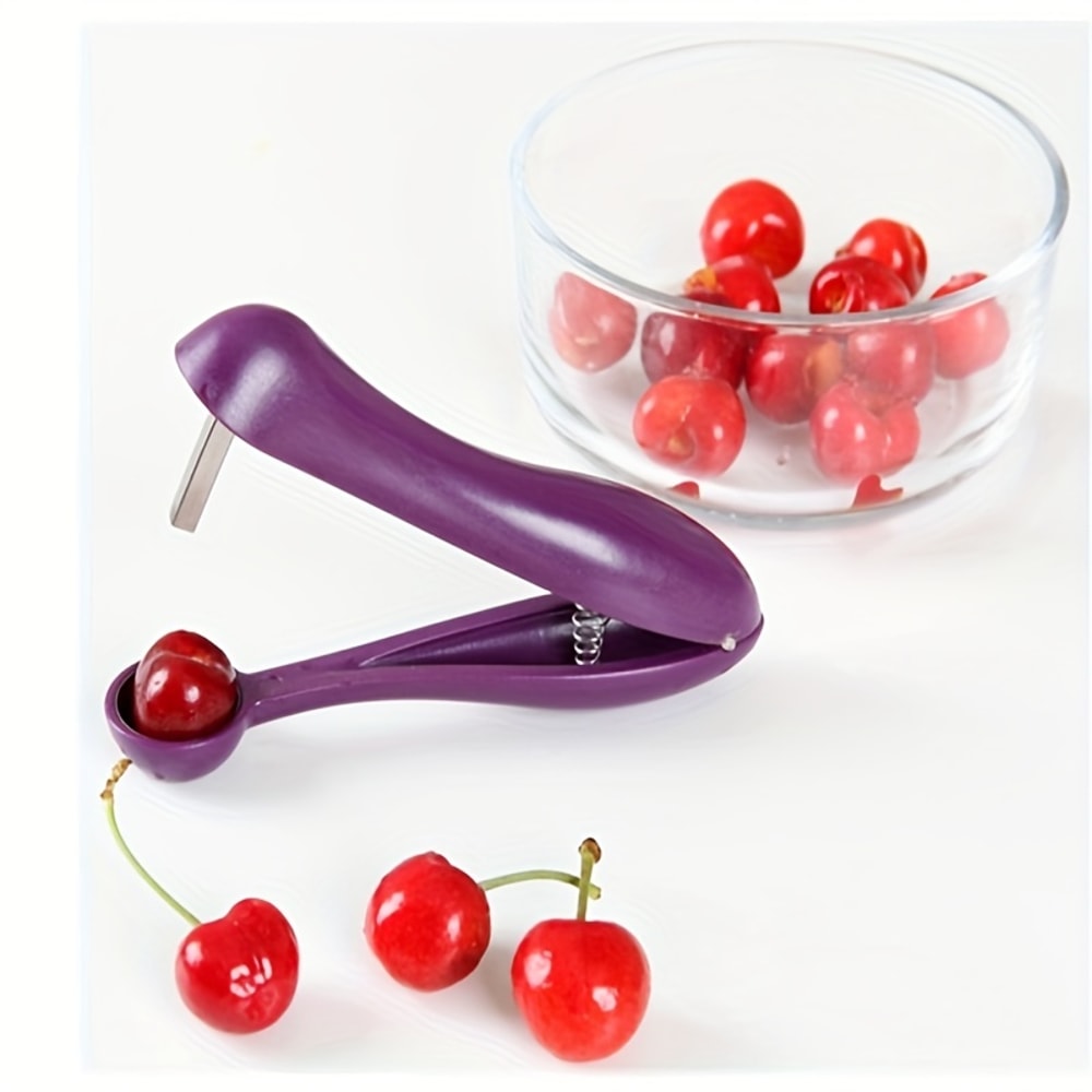 Portable Cherry Fruit Pitter Remover Easy And Efficient Cherry Pitter Tool 0