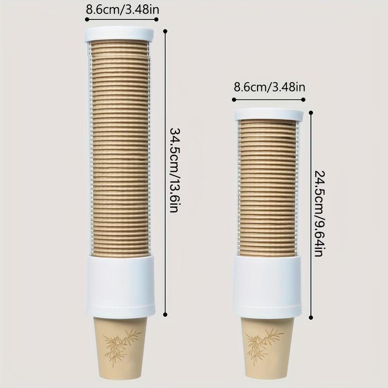 Automatic Disposable Cup Dispenser WallMounted Paper Cup Extractor 5