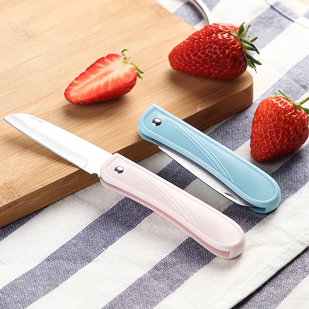 Folding Fruit Knife – Portable Paring Knife Set for Home & Travel, Stainless Steel Food Peeler Gift