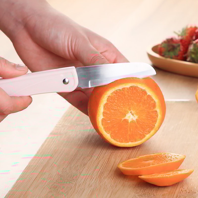 Folding Fruit Knife – Portable Paring Knife Set for Home & Travel, Stainless Steel Food Peeler Gift