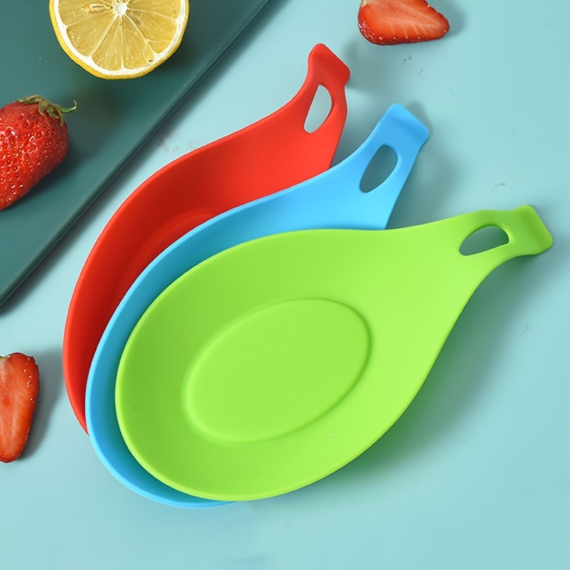 Silicone Heat Insulation Spoon Holder Durable Kitchen Utensil Stand Stove Organizer Placemat And L 2