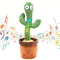 Dancing Talking Cactus Toy For Babies Mimicking Singing And Dancing Plush Toy For Kids 0