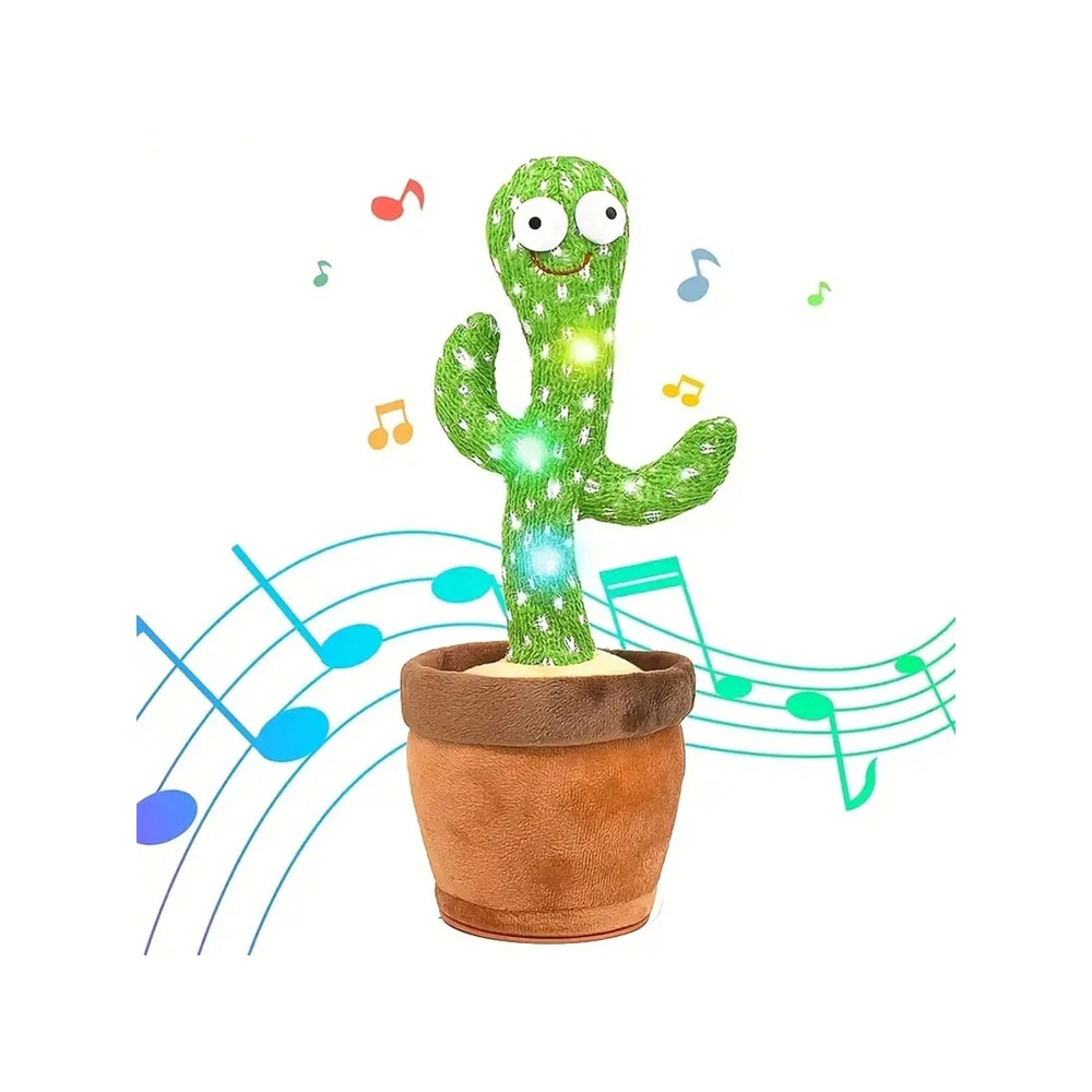 Dancing Talking Cactus Toy For Babies Mimicking Singing And Dancing Plush Toy For Kids 3
