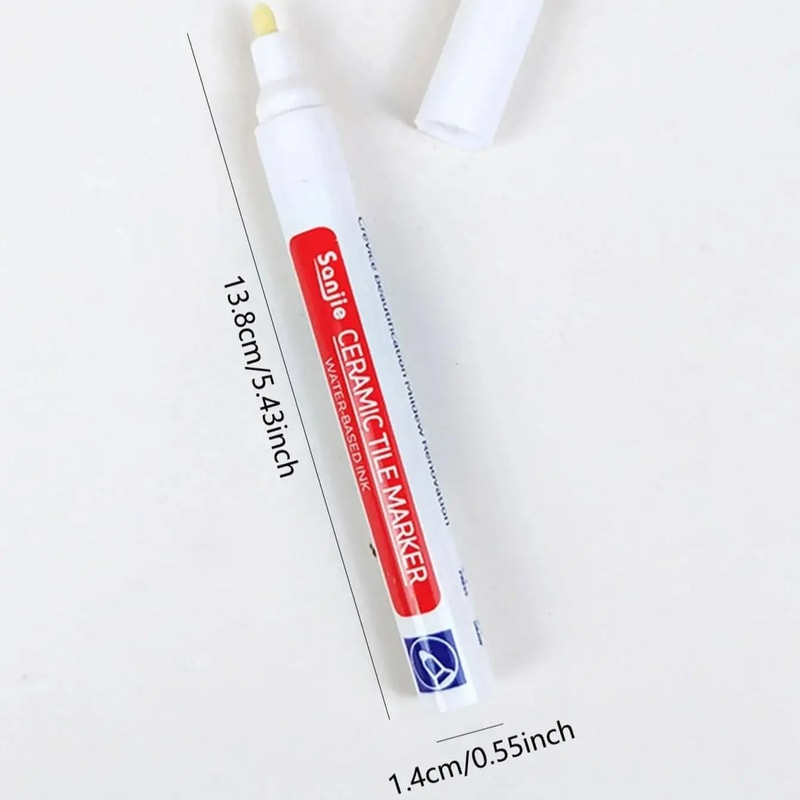 Ceramic Tile Gap Repair Pen AntiMildew Waterproof And Color Restorer For Bathroom Floor Tiles 2
