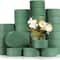 Green Floral Foam Blocks For DIY Flower Arrangements Round Floral Foam Bricks For Artificial Flowe 0