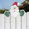 Santa Claus Peeker Yard Ornament Christmas Fence Ornaments For Indoor Outdoor Holiday Decor 3