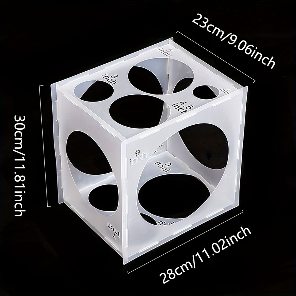 Holiday Wedding Party Balloon Size Measuring Box Smooth Design With Flexible Buckle Wont Hurt Ball 1