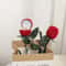 Simulated Rose Engagement Ring Box Romantic Proposal And Wedding Gift 3