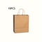 Solid Color Gift Bags With Handles EcoFriendly Kraft Paper Bags For Gifts Weddings And Candy Packa 3