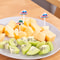 Car Castle Cute Cartoon Toddler Food Picks Fruit Forks For Kids 0