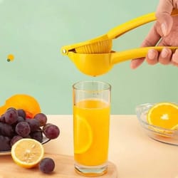 multifunctional manual citrus juicer – hand squeezer for fresh lemon, orange, grape juice – easy-to-use kitchen gadget