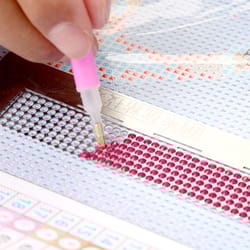 diamond painting net ruler stick drill tool - diy needlework accessory