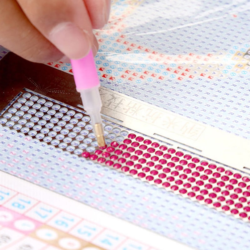 Diamond Painting Net Ruler Stick Drill Tool DIY Needlework Accessory 0