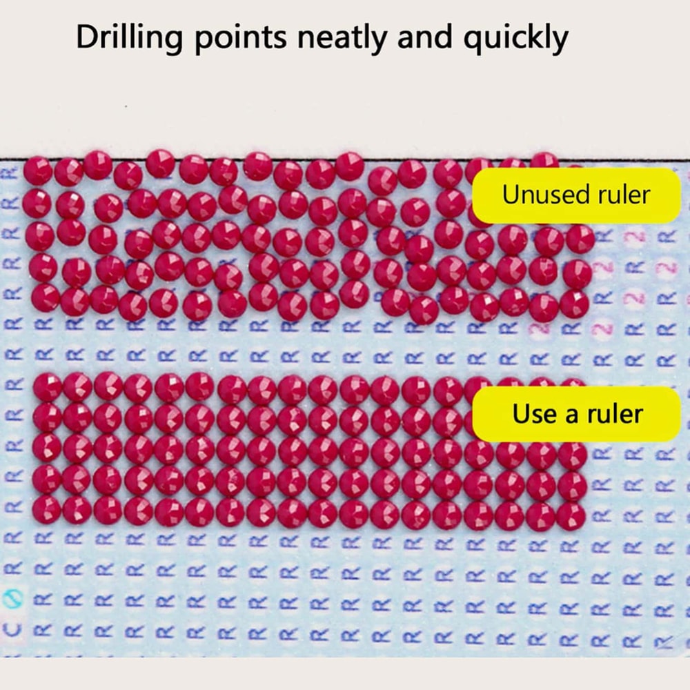 Diamond Painting Net Ruler Stick Drill Tool DIY Needlework Accessory 3